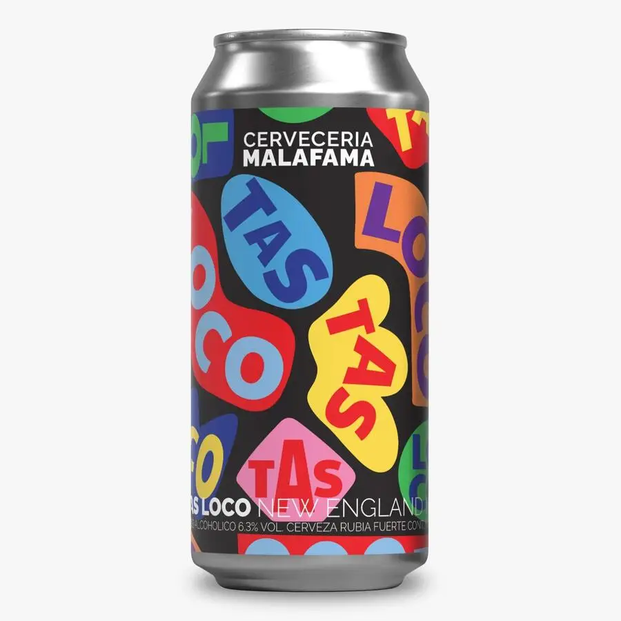 Malafama Cerveza Tas Loco NEIPA lata 473 ml
