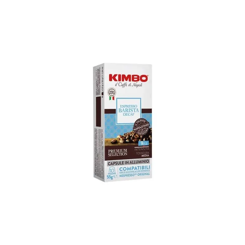 Kimbo Café cápsulas x10 Espresso Barista Descafeinado