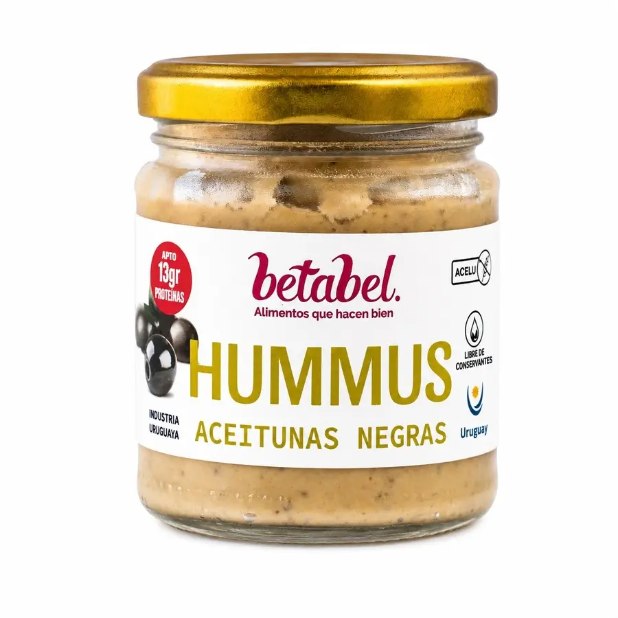 Betabel Hummus Aceitunas Negras 175g