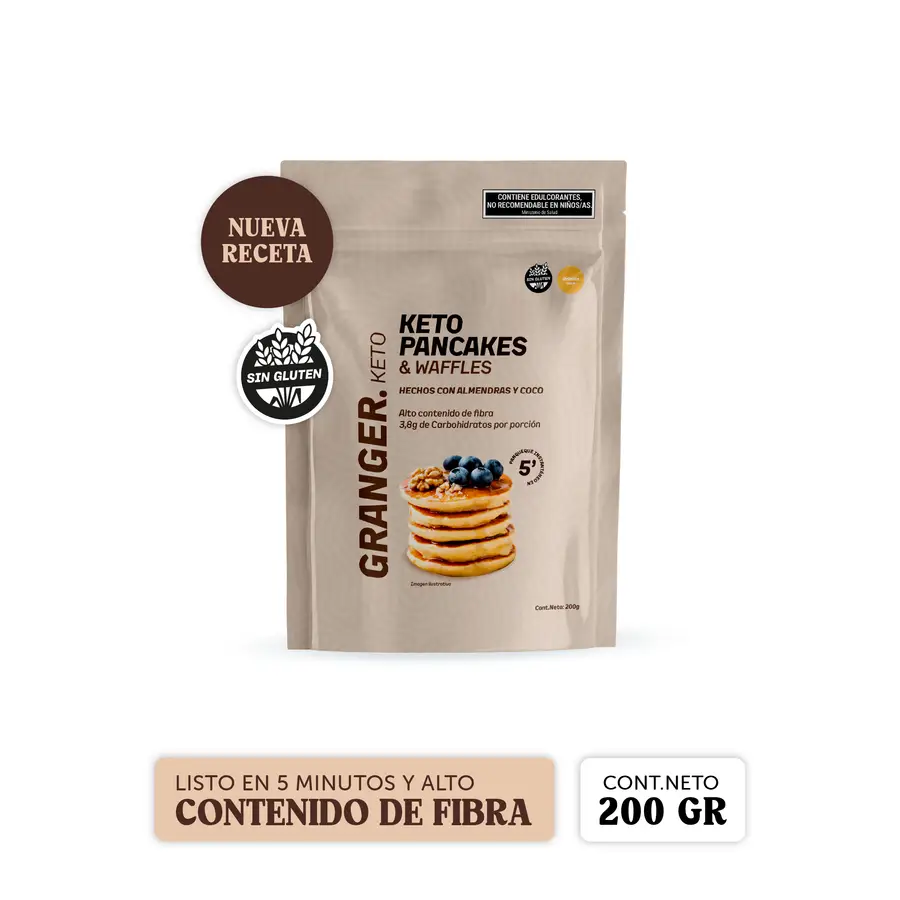 Granger preparado Keto Pancakes Vainilla 200g