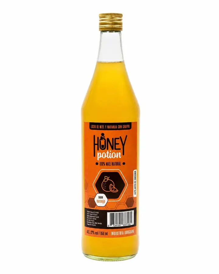 Honey Potion Grappamiel Naranja 950ml