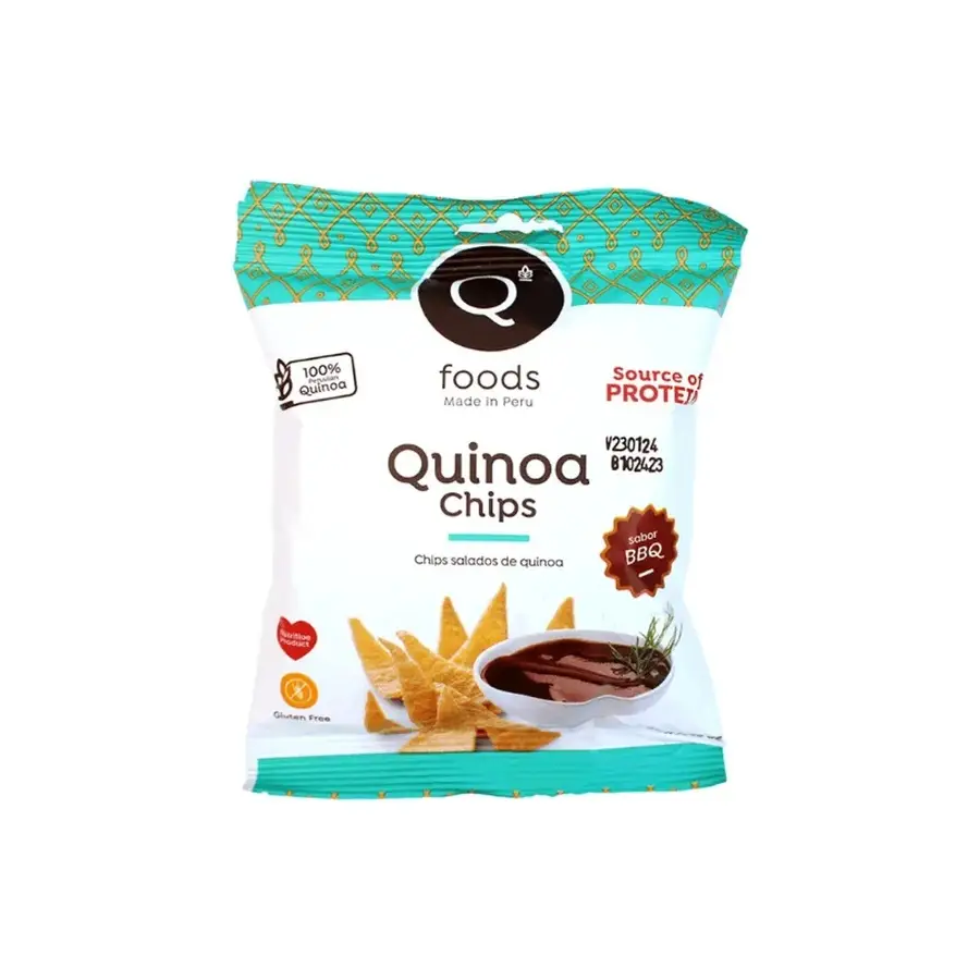Inka Chips de Quinoa sabor barbacoa 100g - libre de gluten