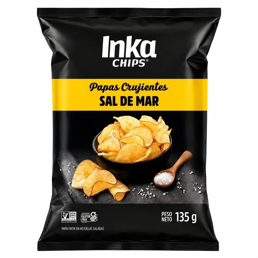 Inka Papa frita artesanal 135g - libre de gluten