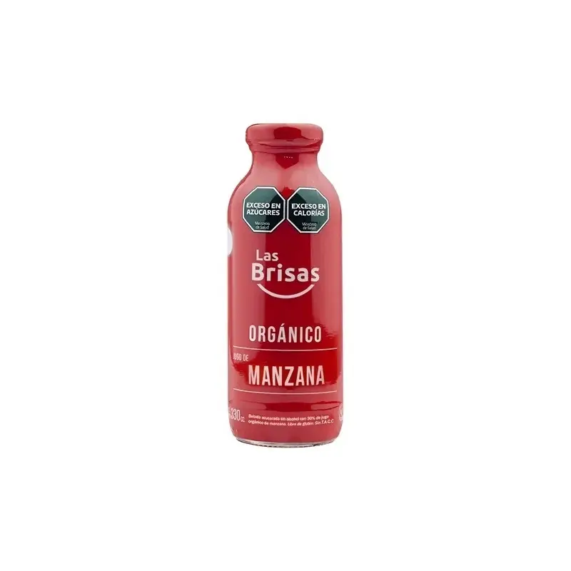 Las Brisas Jugo orgánico Manzana 330ml