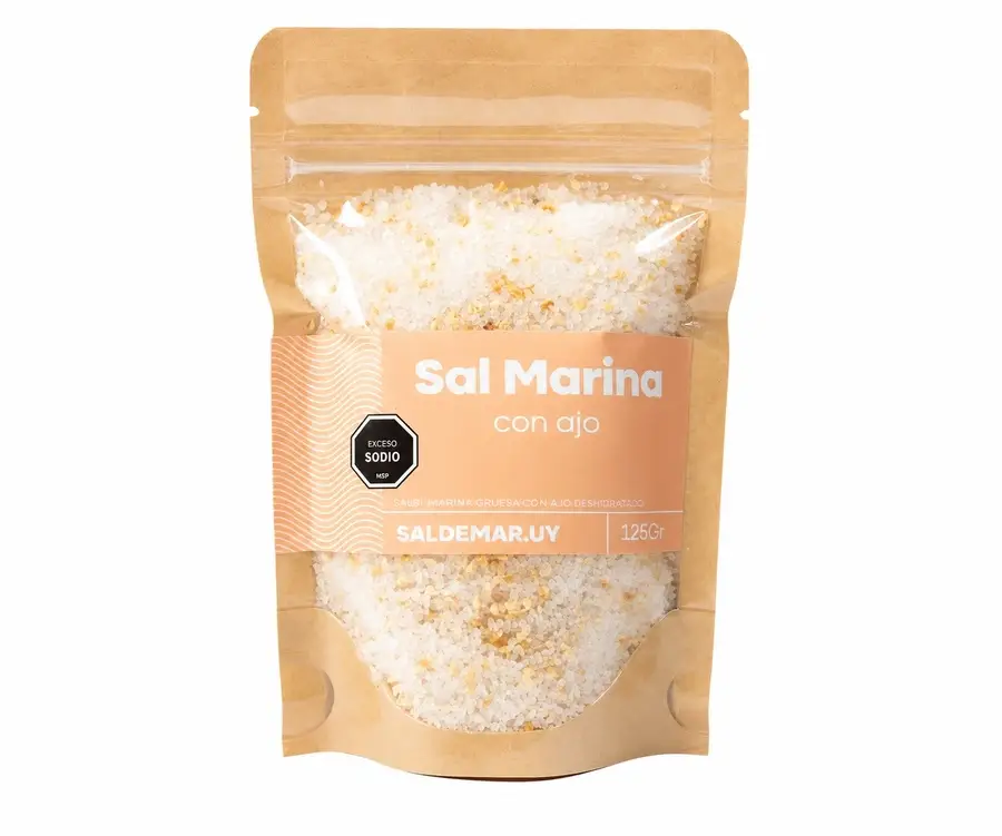 Saldemar Sal Marina con ajo 180g