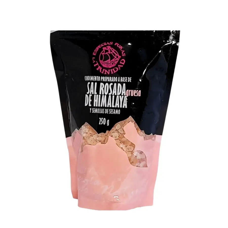 La Trinidad Sal Rosada Gruesa del Himalaya c/sesamo 250g