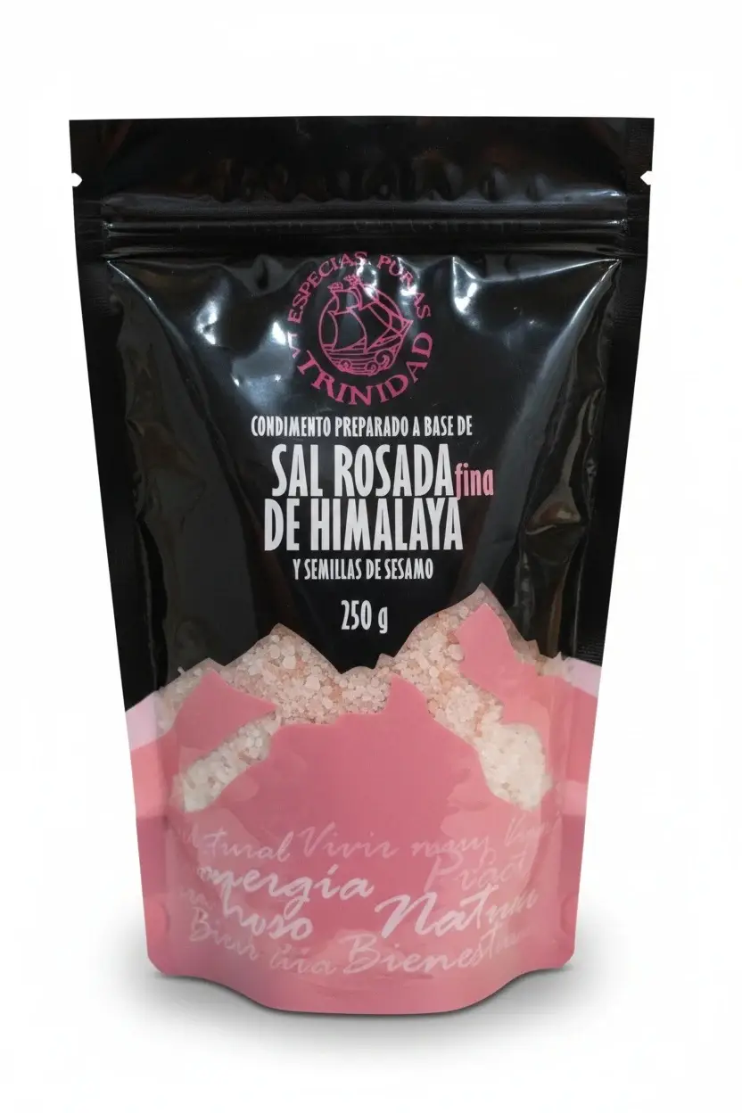 La Trinidad Sal Rosada Fina del Himalaya c/sesamo 250g